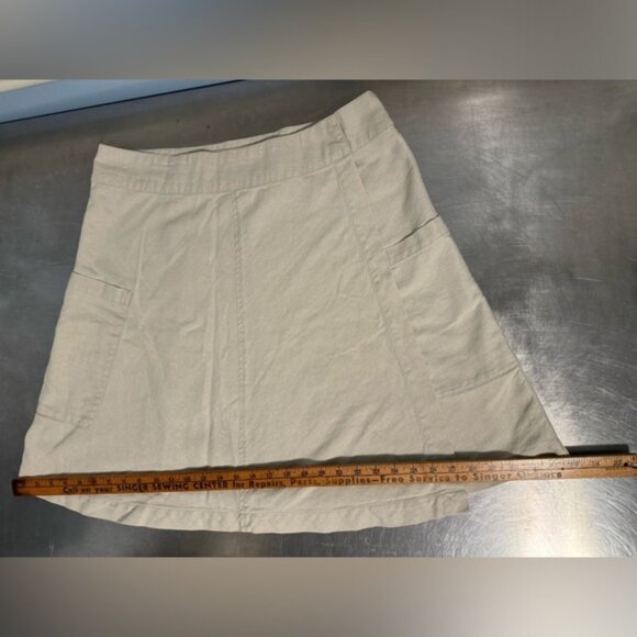 Indiska- linen blend wrap midi skirt - Picture 3 of 7